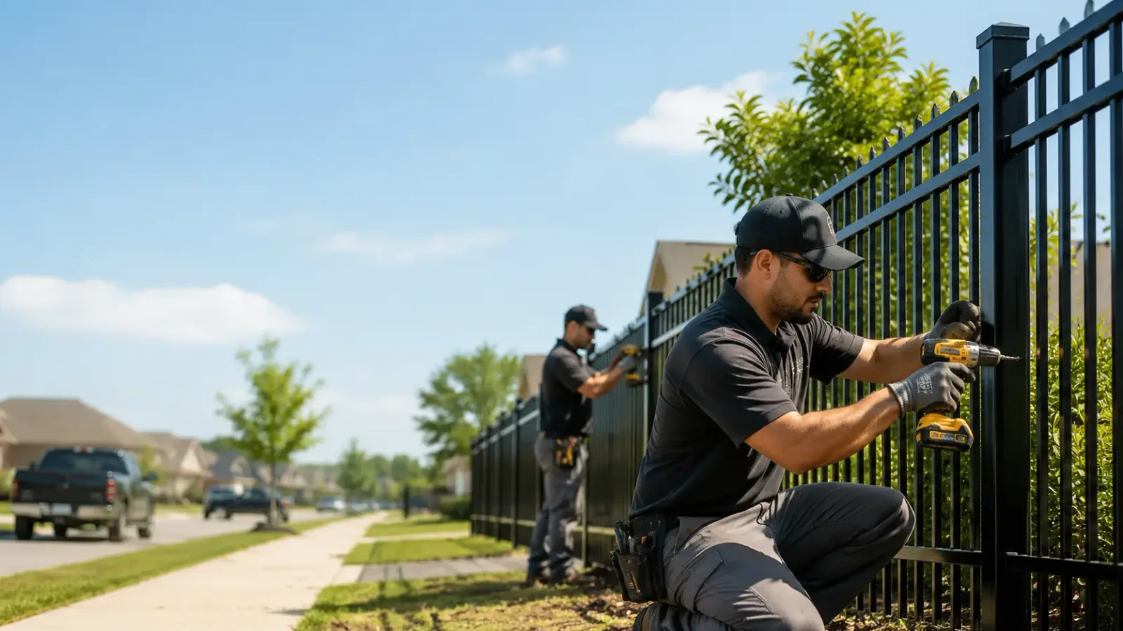 Metal Fence Installation in Ogema, WI